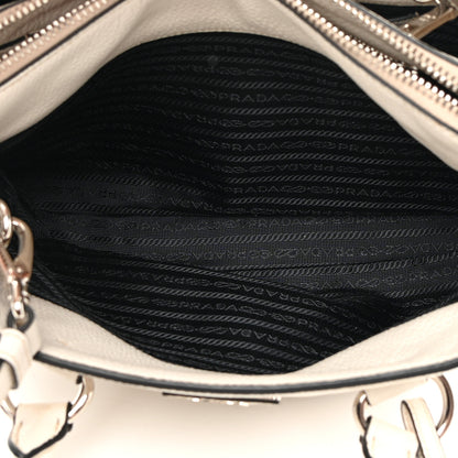 Prada Vitello Daino Shopping Tote Talco 4 of 17