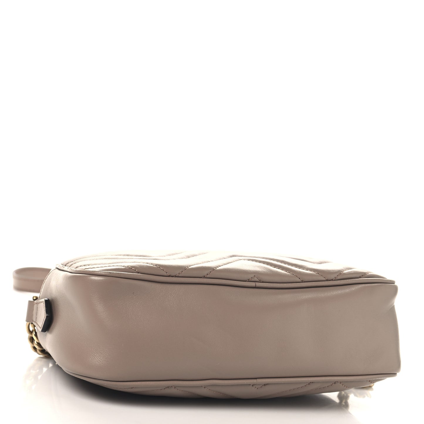 Calfskin Matelasse Small GG Marmont Chain Shoulder Bag Porcelain Rose