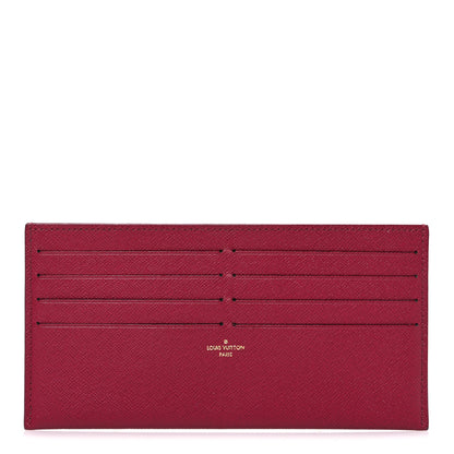 Louis Vuitton Calfskin Felicie Card Holder Insert Fuchsia 1 of 6