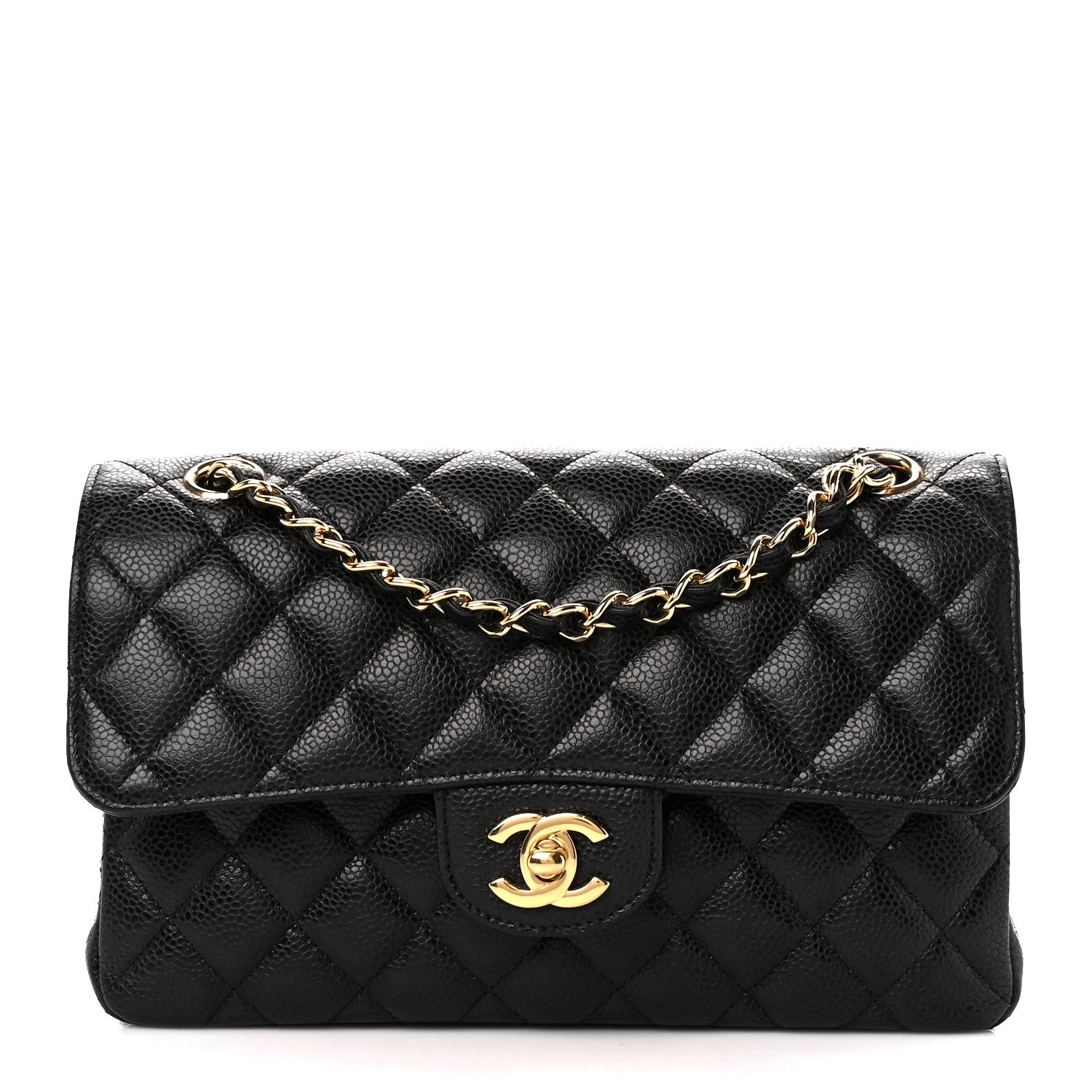 Chanel Caviar Quilted Small Double Flap Black 1 of 11