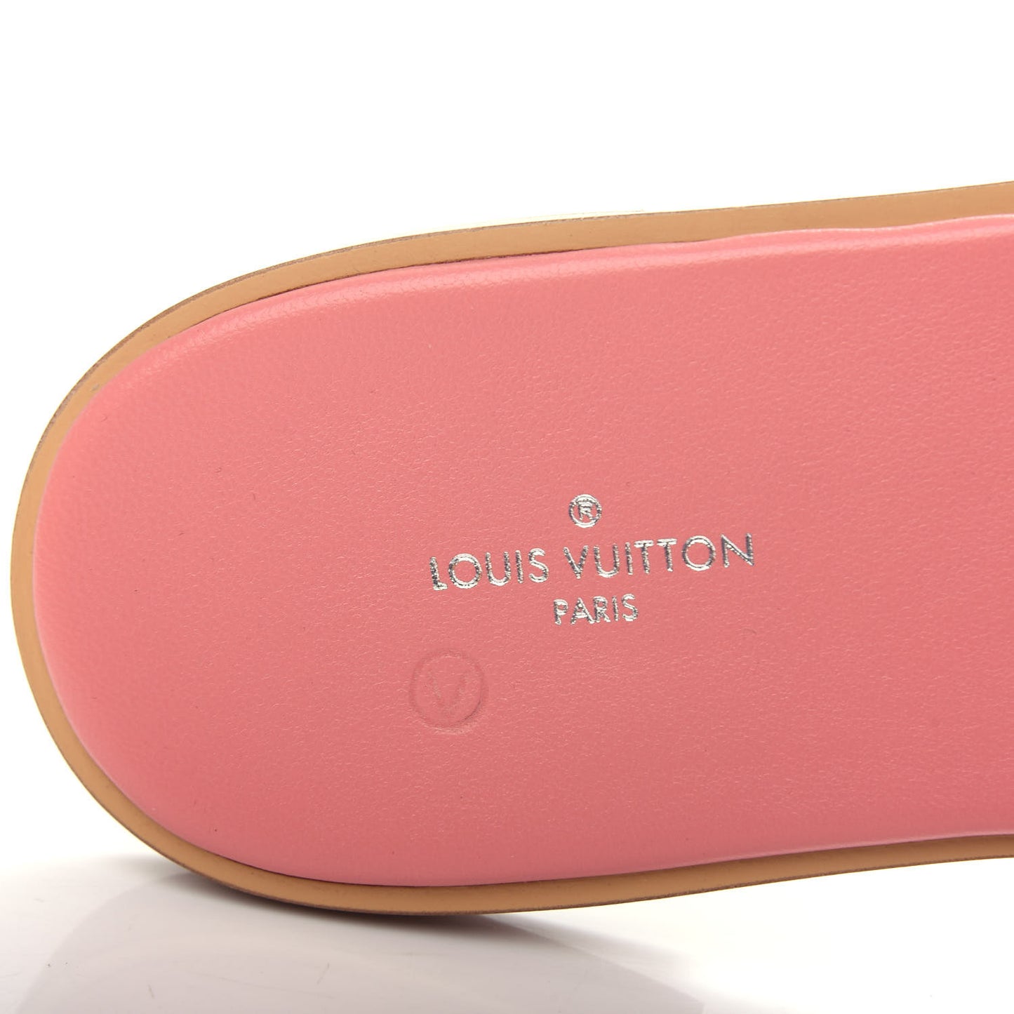 Damier Azur Lock It Flat Mule 40 Rose Clair