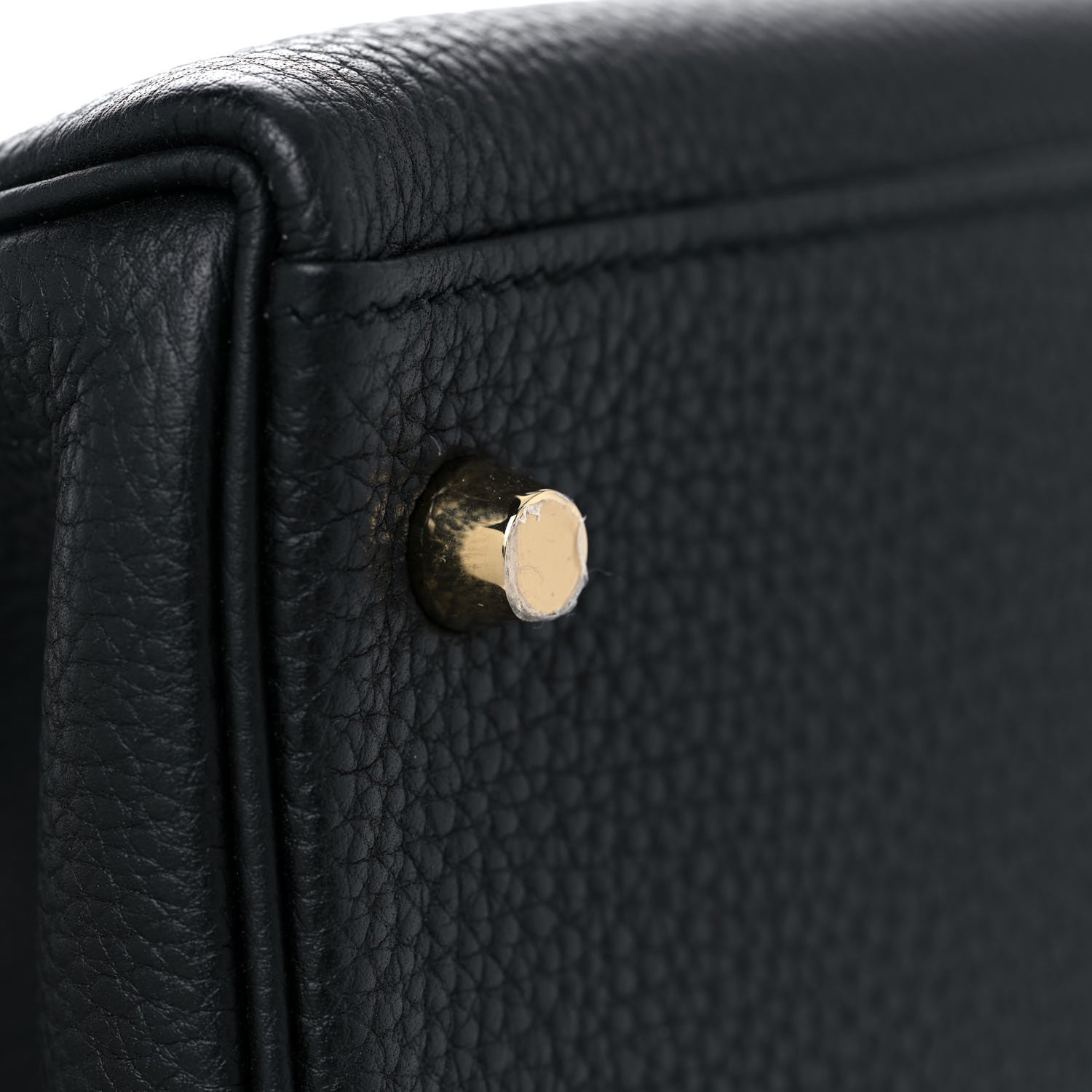 Hermes Togo Kelly Retourne 28 Black 7 of 36