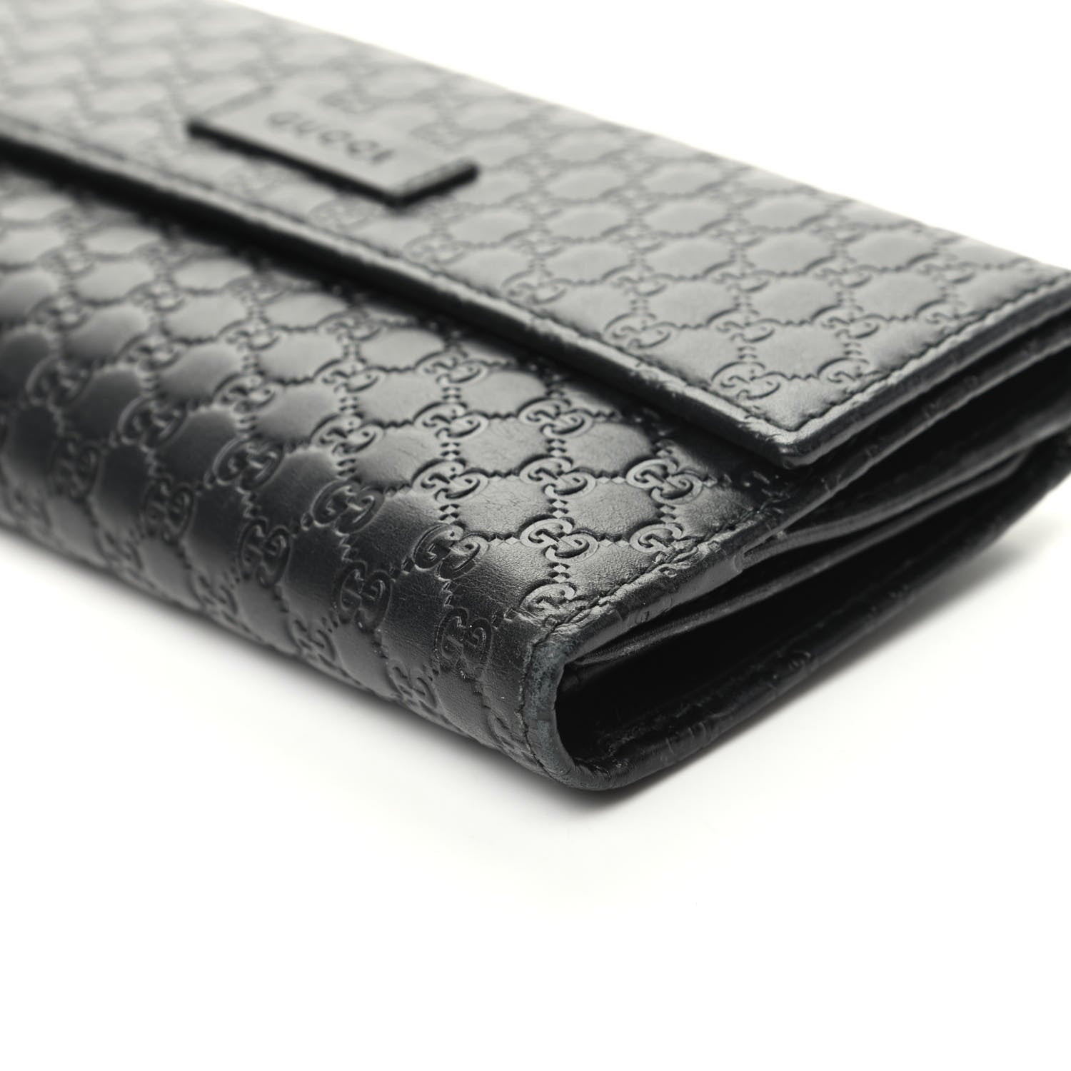 Gucci Microguccissima Continental Flap Wallet Black 10 of 10