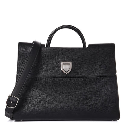Christian Dior Grained Calfskin Large Diorever Flap Black 1 of 17