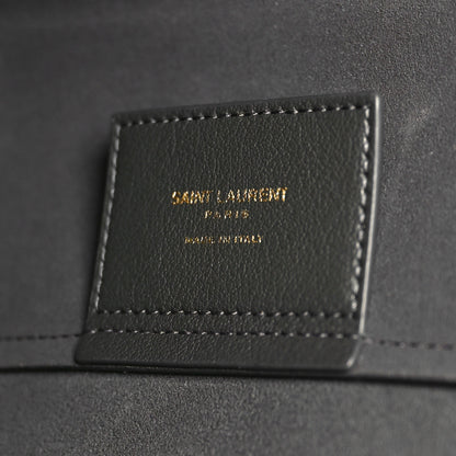 Saint Laurent Calfskin Large Shopping Tote Earth 7 of 10