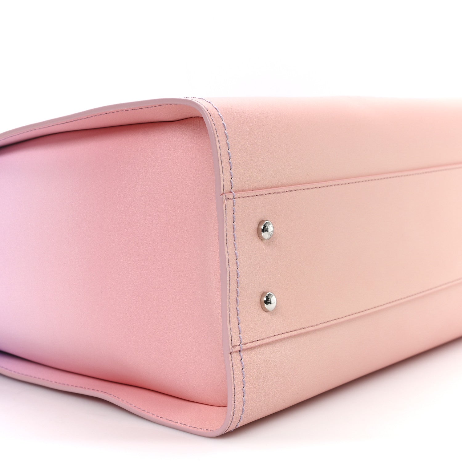 Chanel Shaded Calfskin Small Deauville Tote Light Purple Pink Coral 10 of 11