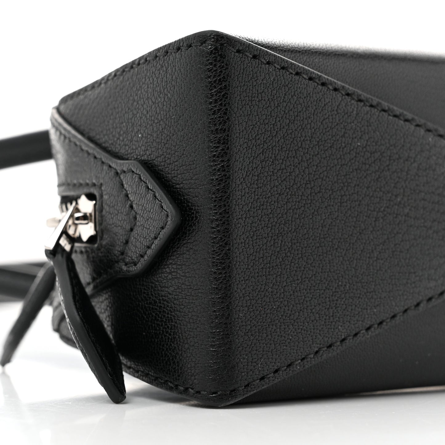 Goatskin Small Le Teckel Bag Black