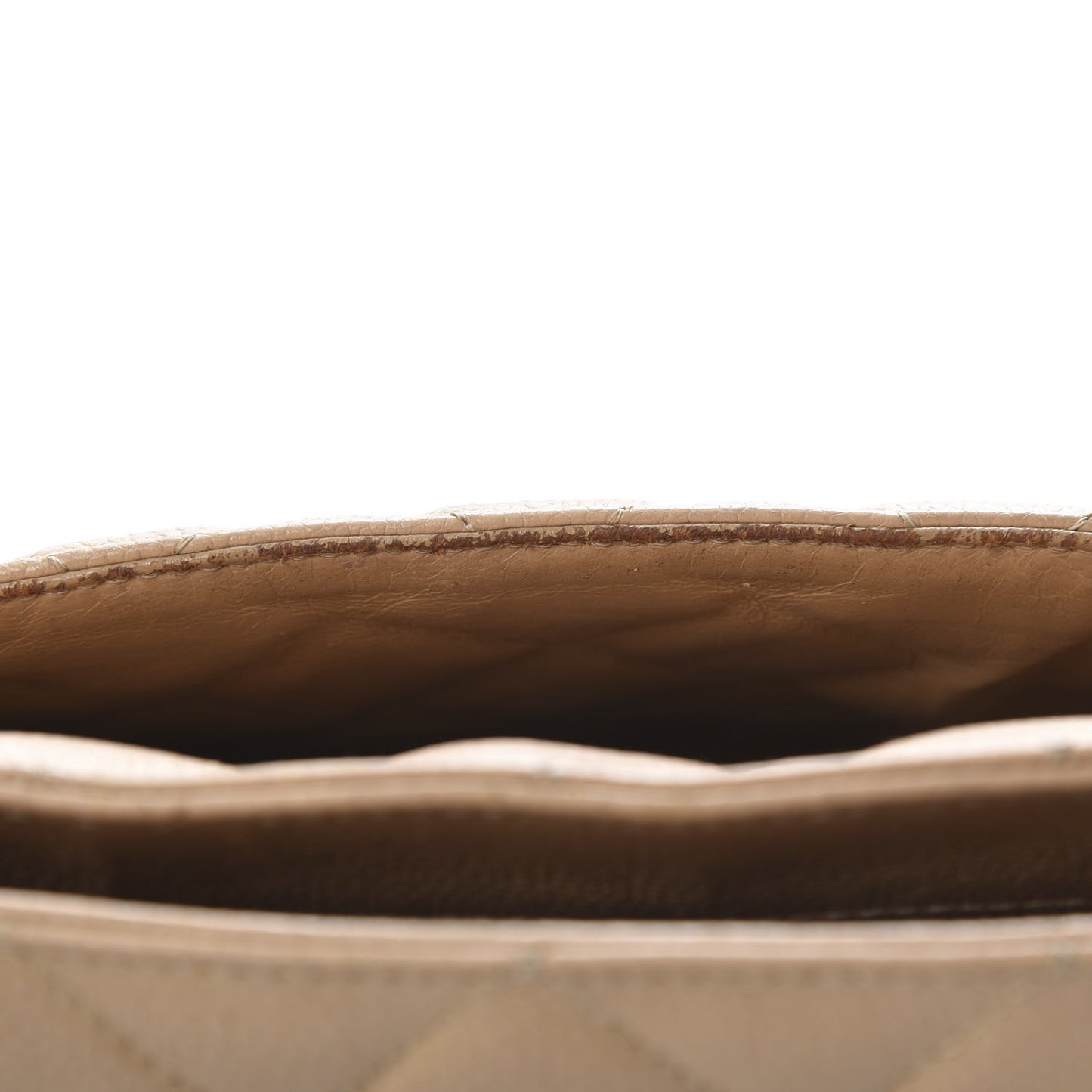 Caviar Quilted Medallion Tote Beige