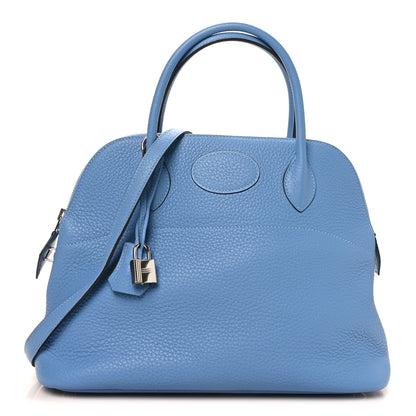 Hermes Taurillon Clemence Bolide 31 Bleu Paradis 1 of 10