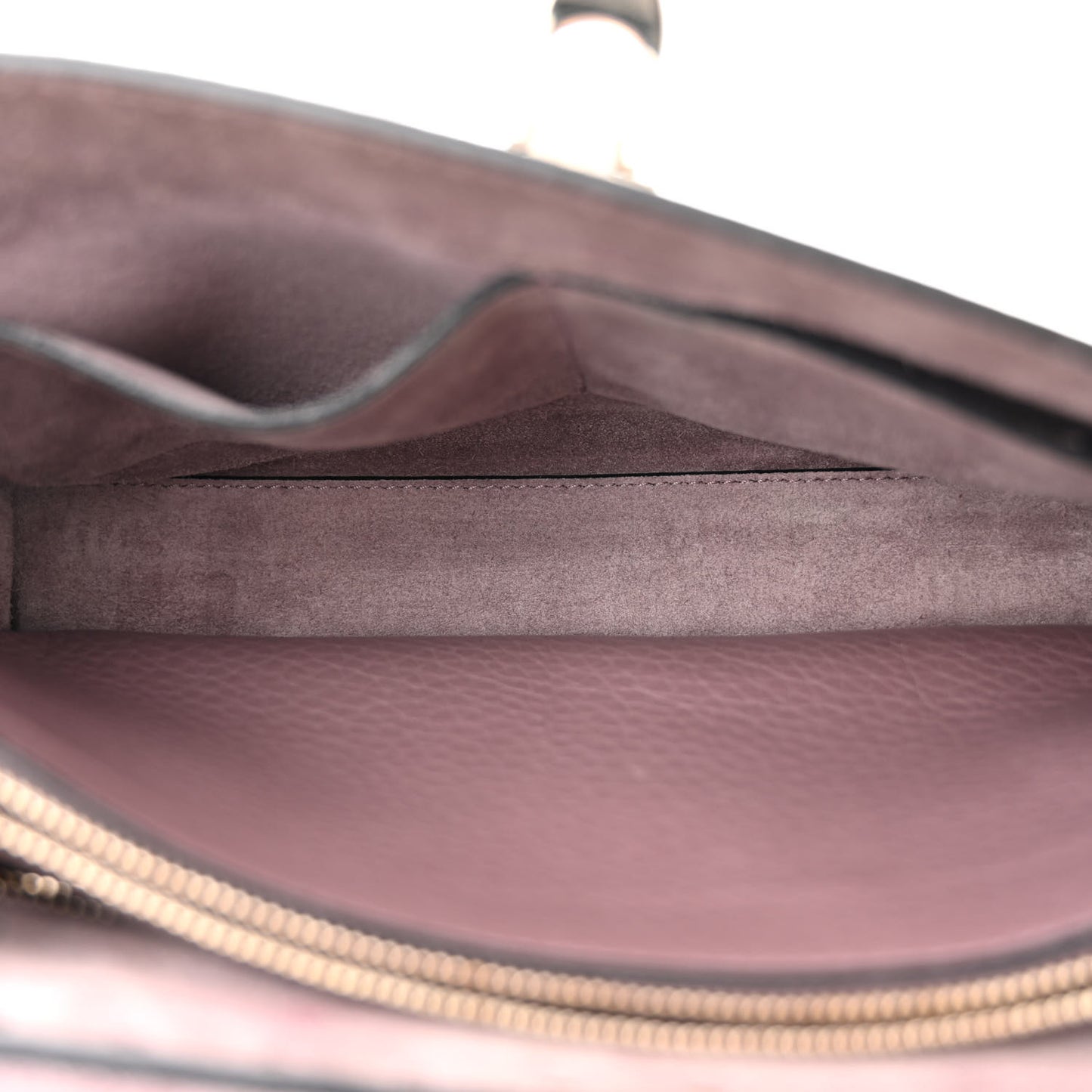 Pebbled Calfskin Small Rockstud Single Handle Flap Bag Dark Mauve
