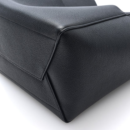 Celine Soft Grained Calfskin Sangle Bucket Bag Black 9 of 9