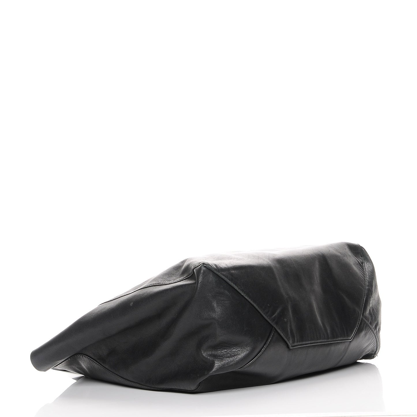 Lambskin Horizontal Cabas Black