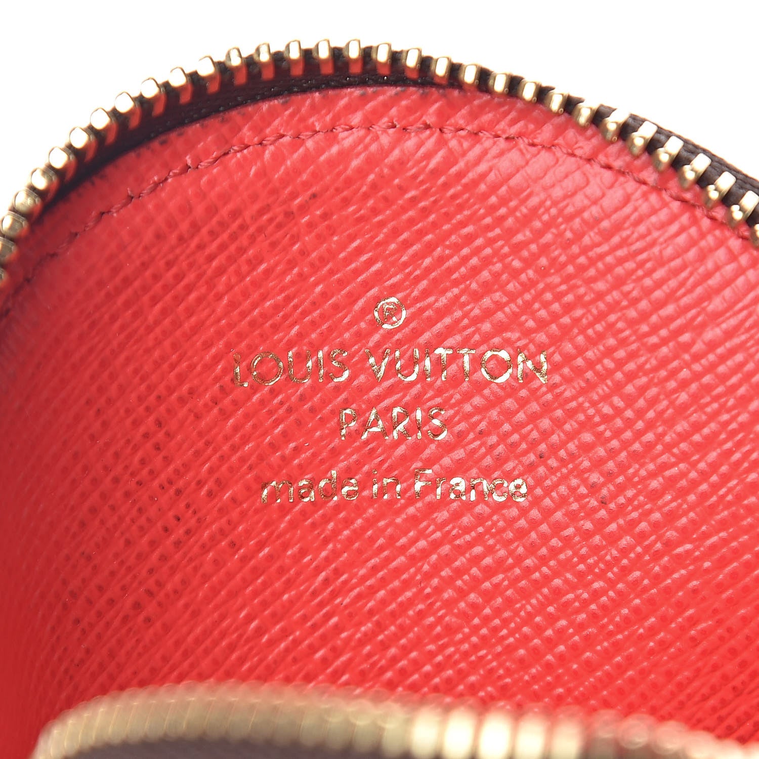 Louis Vuitton Monogram 2016 Christmas Animation Round Coin Purse Rouge 6 of 7