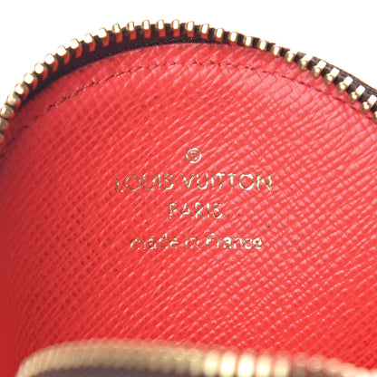Louis Vuitton Monogram 2016 Christmas Animation Round Coin Purse Rouge 6 of 7