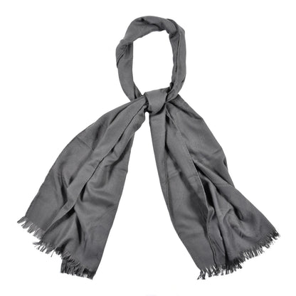 Hermes Cashmere Silk New Libris Confettis D'Ex Libris Stole Acier 1 of 4