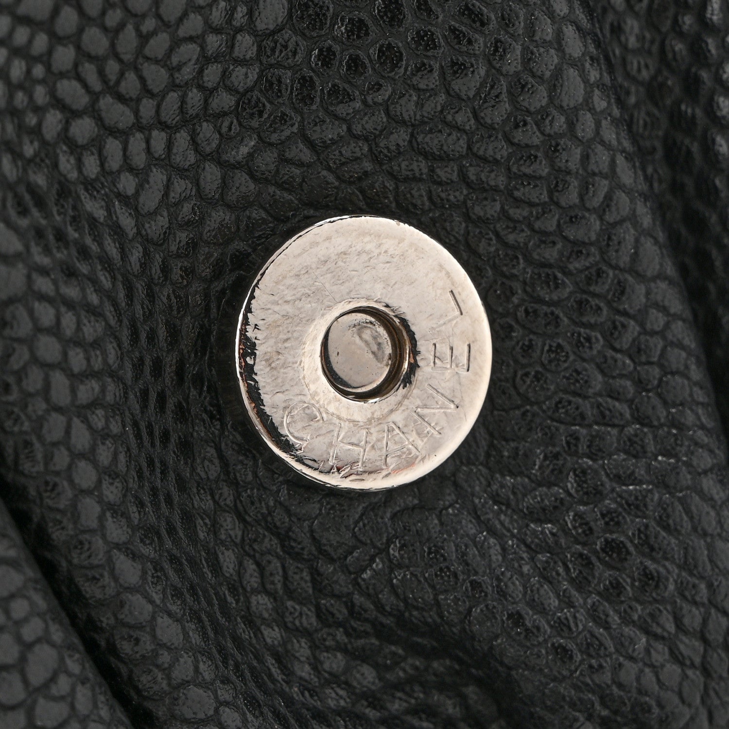 Chanel Caviar Half Moon Wallet On Chain WOC Black 9 of 14