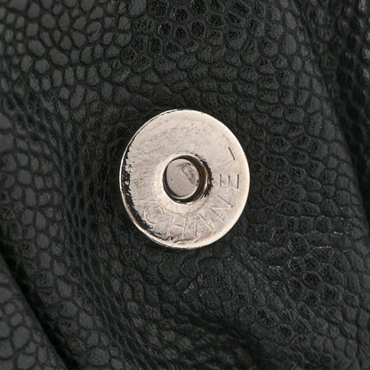 Chanel Caviar Half Moon Wallet On Chain WOC Black 9 of 14