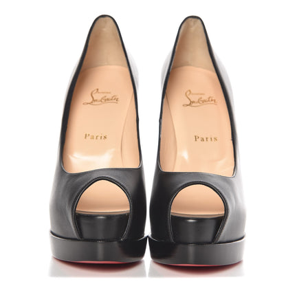 Christian Louboutin Calfskin Palais Royal Trepointe 140 Pumps 40 Black 2 of 8