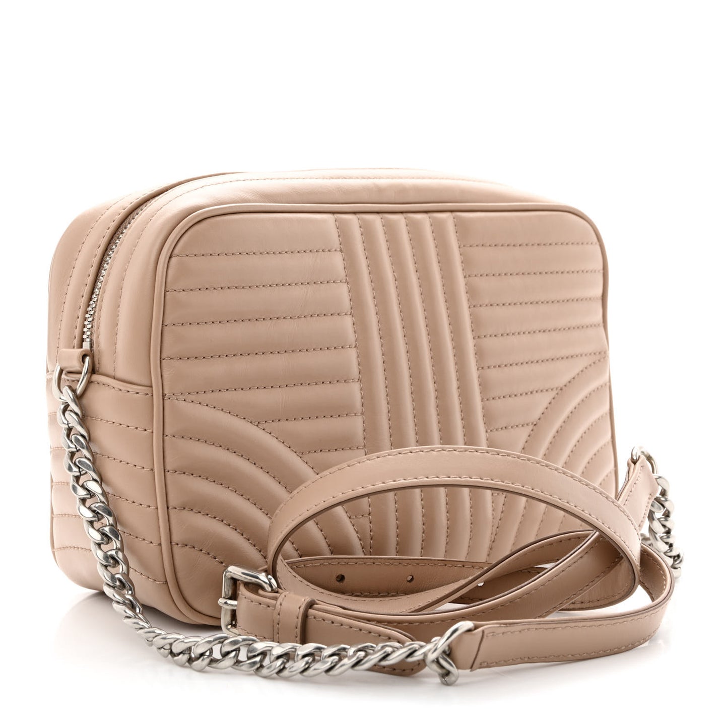 Soft Calfskin Diagramme Camera Bag Cipria