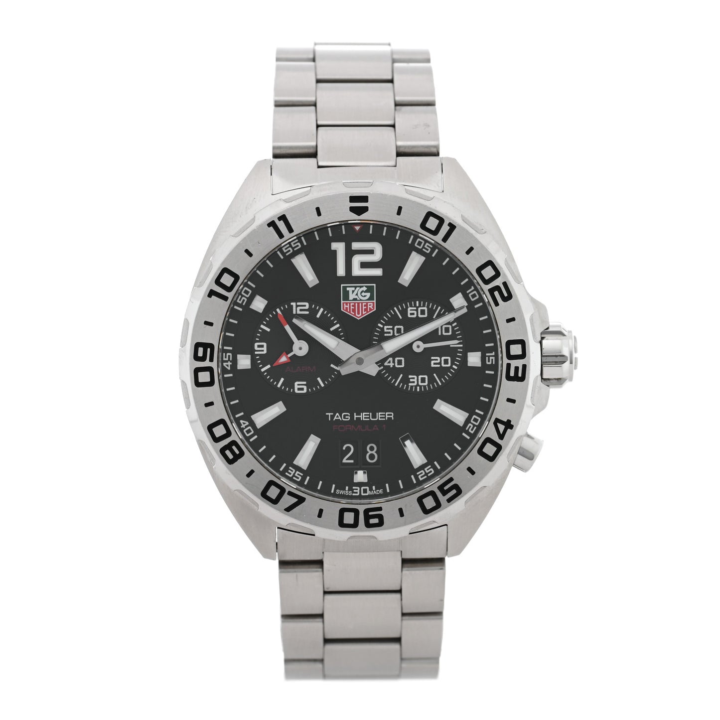 Stainless Steel 41mm Formula 1 Quartz Watch Black WAZ111A