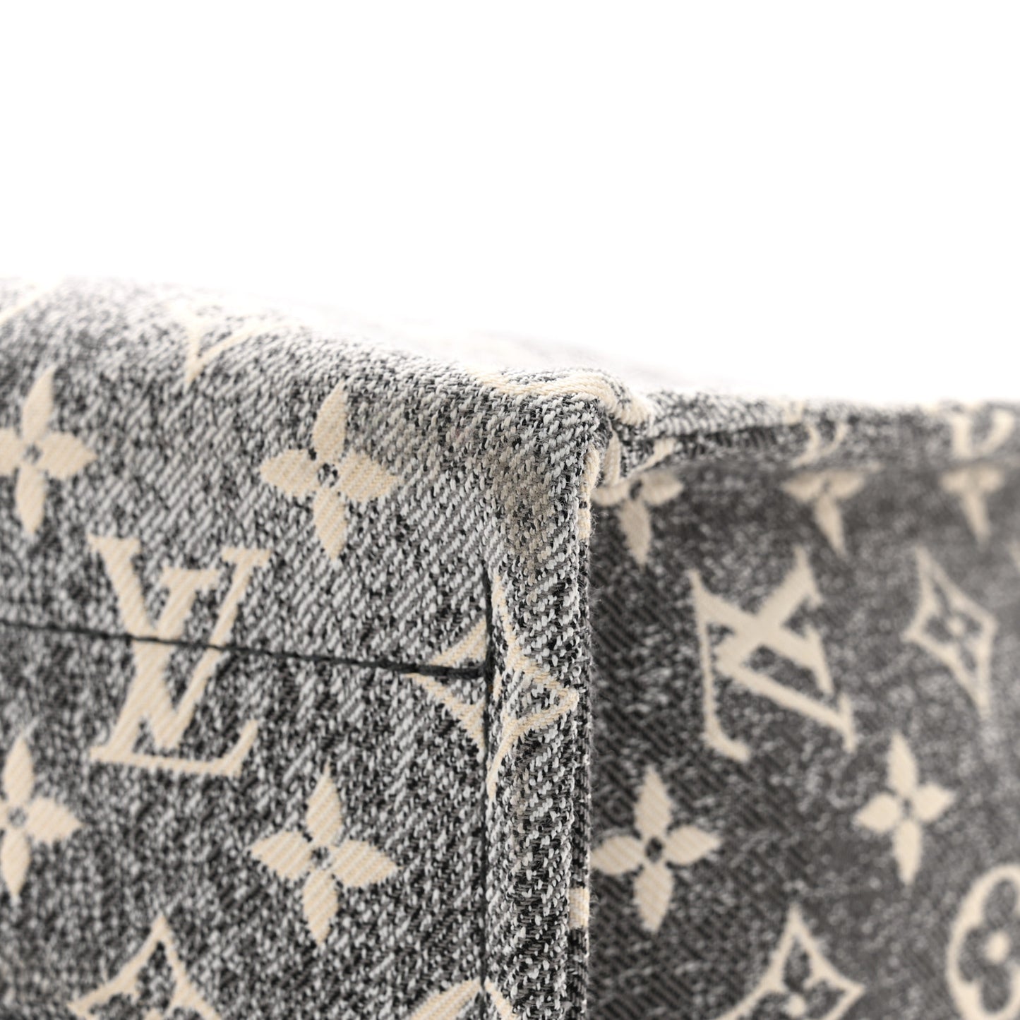 Monogram Jacquard Denim Onthego MM Bleu