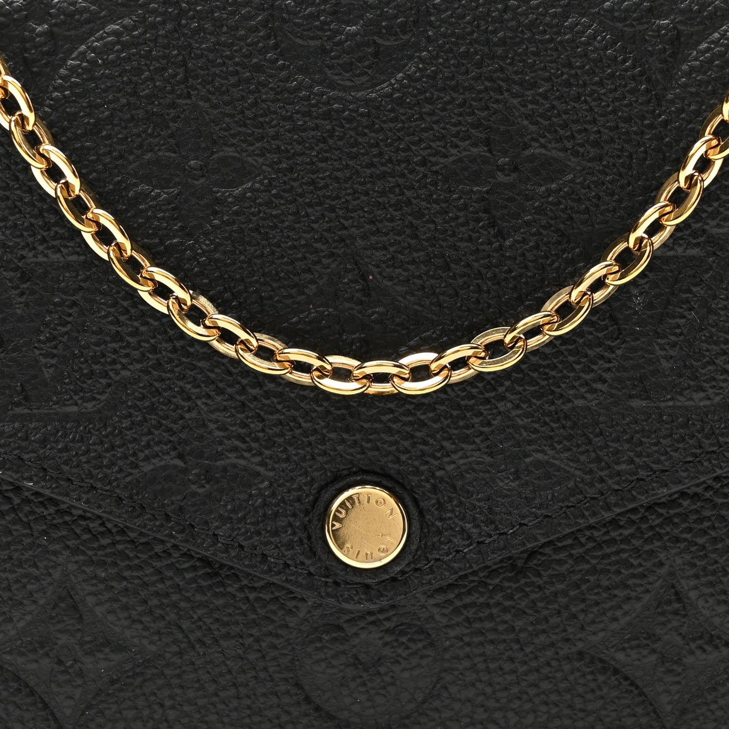 Empreinte Pochette Felicie Chain Wallet Black