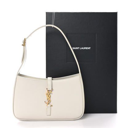 Saint Laurent Smooth Calfskin Le 5 A 7 Hobo Crema Soft 11 of 11