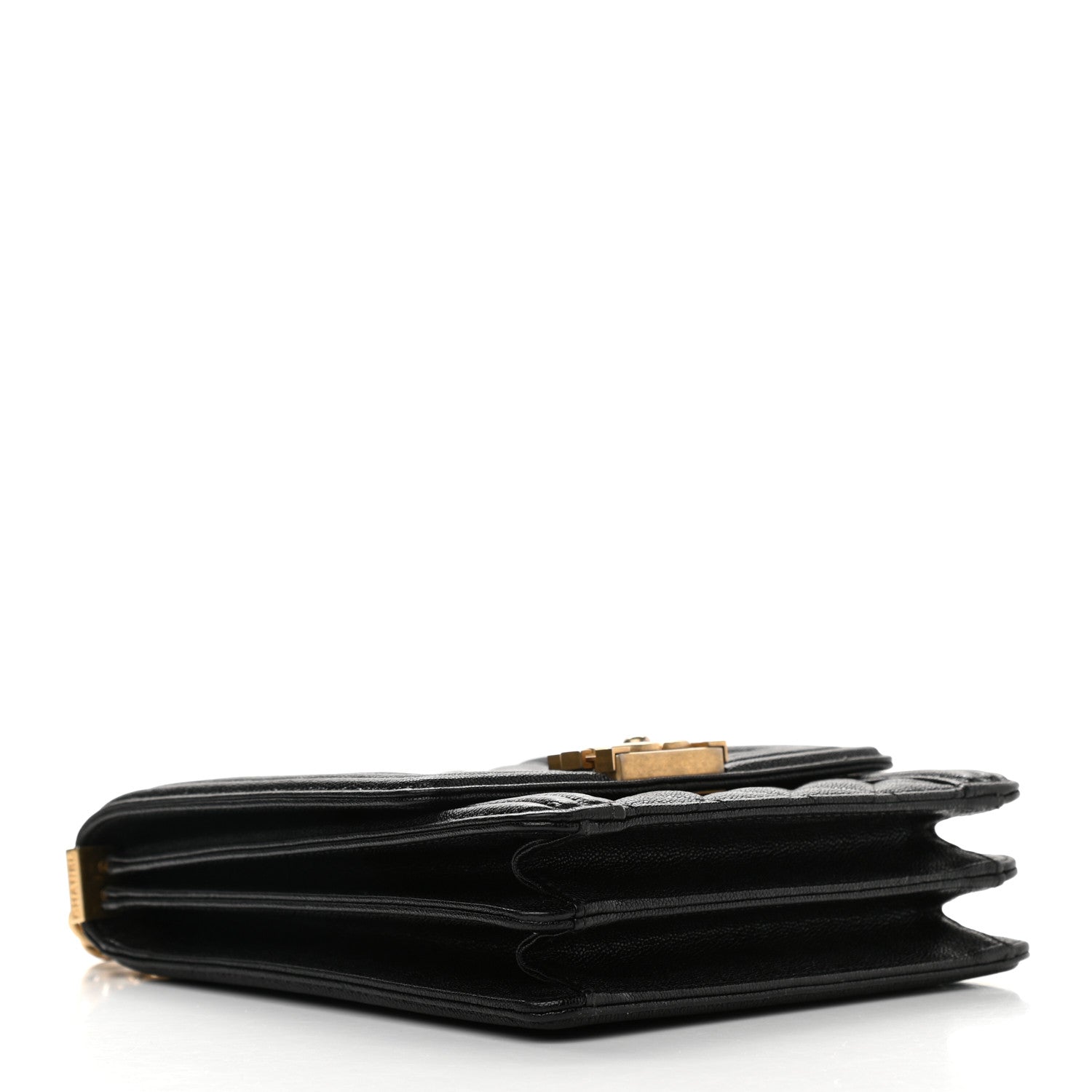 Chanel Caviar Quilted North South Boy Flap Black 4 of 13