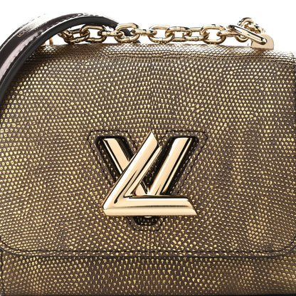 Louis Vuitton Lizard Twist Shoulder Bag Mini Gold 10 of 10
