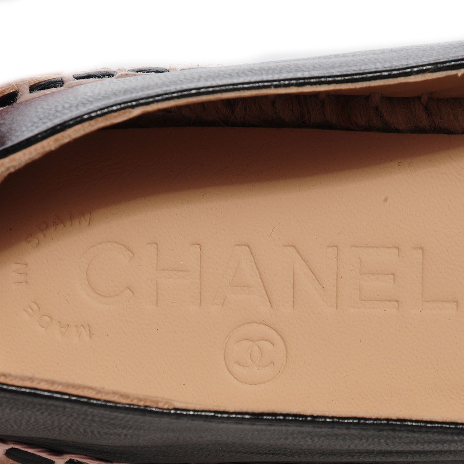 Chanel Lambskin Espadrilles 36 Black 8 of 9