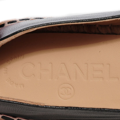 Chanel Lambskin Espadrilles 36 Black 8 of 9