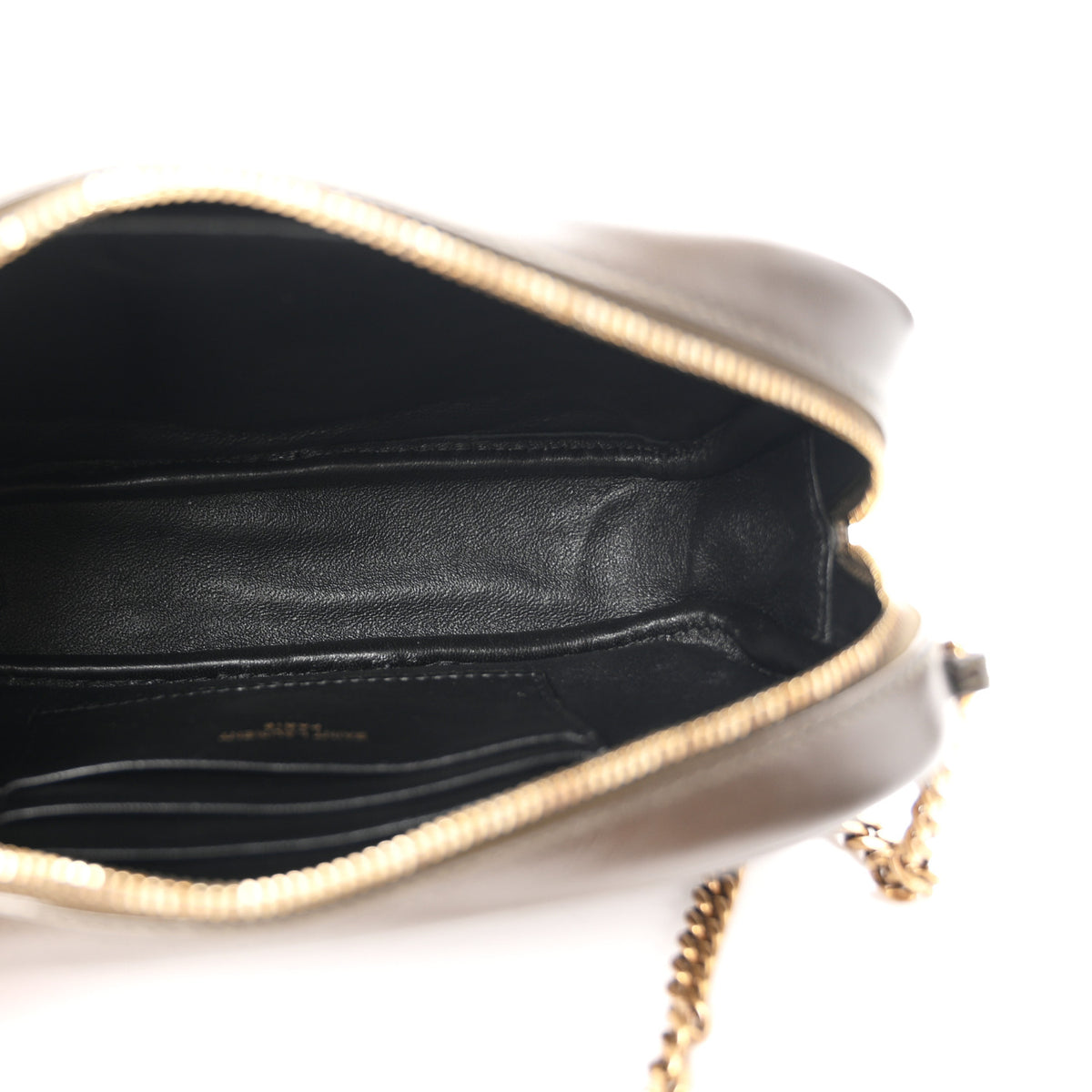 Saint Laurent Calfskin Matelasse Monogram Mini Lou Camera Bag Light Musk 5 of 11
