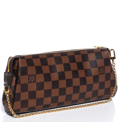 Louis Vuitton Damier Ebene Eva Clutch 3 of 9