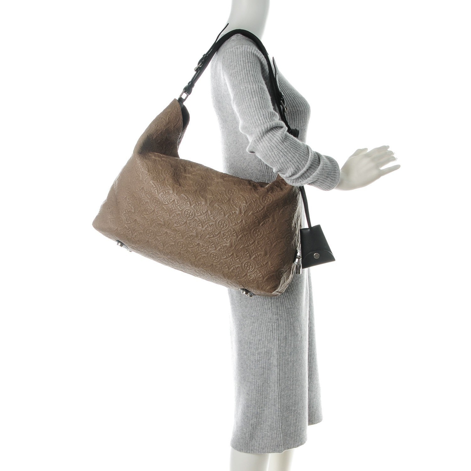 Louis Vuitton Monogram Lambskin Antheia Hobo GM Fumee 2 of 7