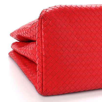 Bottega Veneta Light Calf Intrecciato Medium Roma Fraise 7 of 8