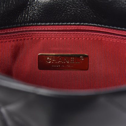 Chanel Lambskin Quilted Medium 19 Flap Black 6 of 10