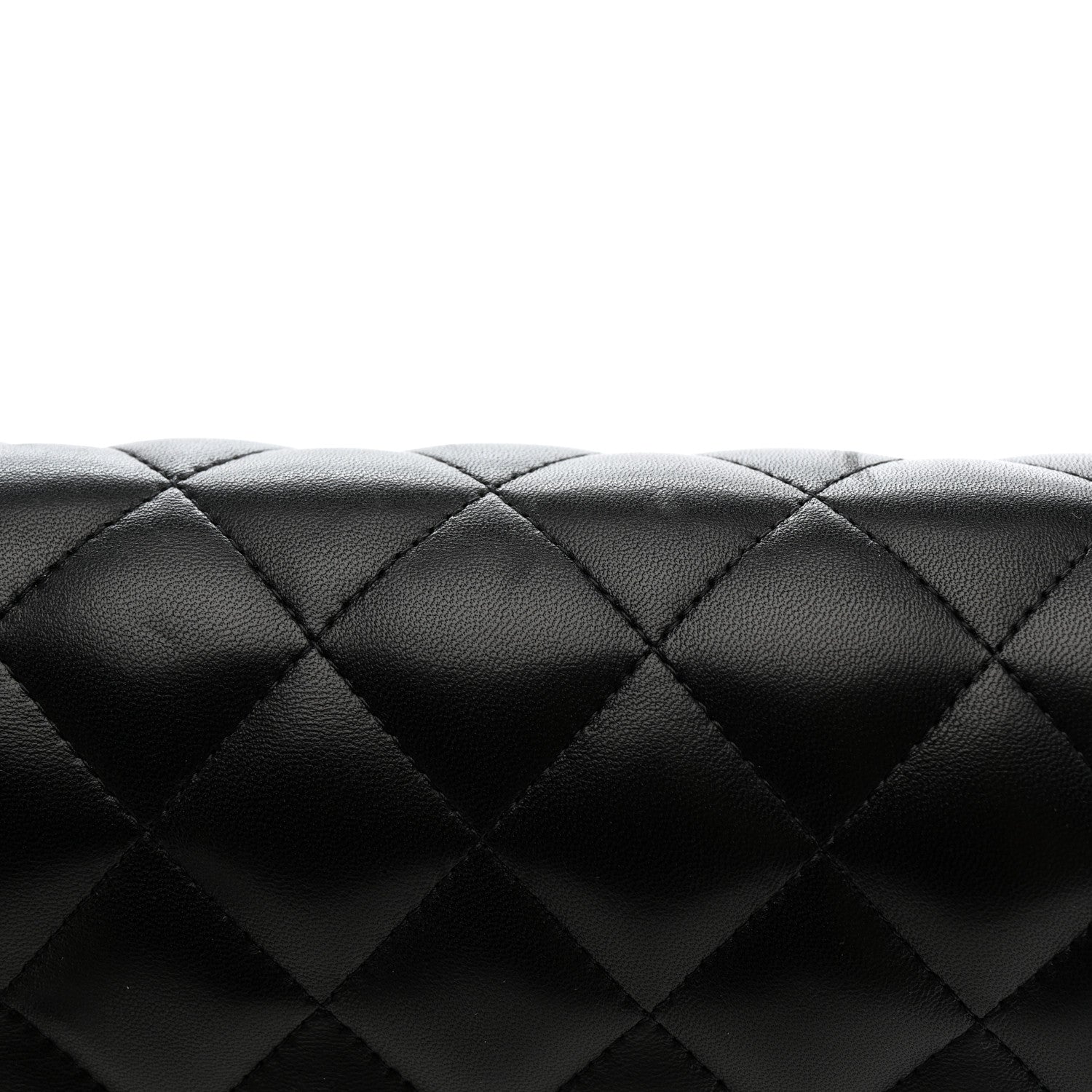 Chanel Lambskin Quilted Jumbo Double Flap Black 14 of 14