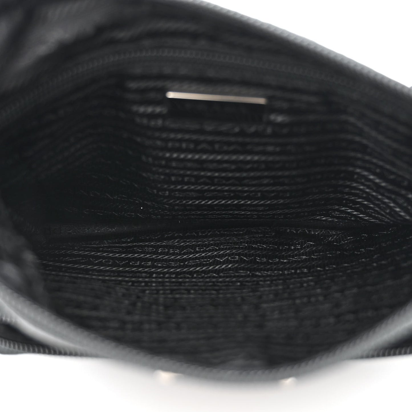 Nylon Vela Flat Messenger Bag Black