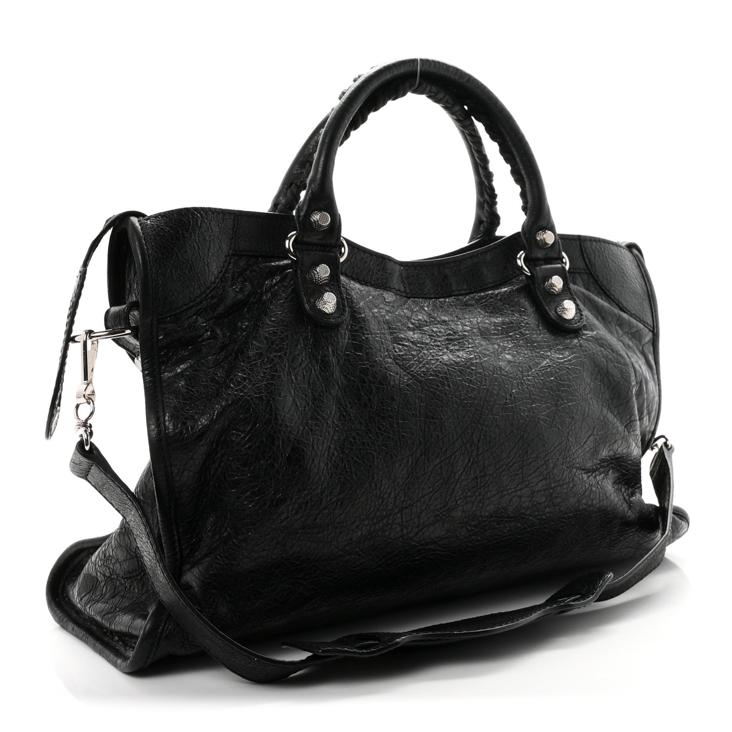 Agneau Giant 12 Silver Hardware City Black