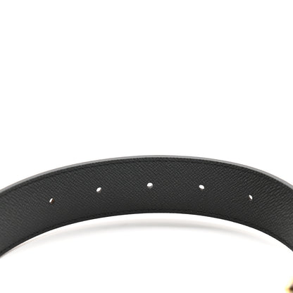 Louis Vuitton Calfskin Monogram 30mm LV Initiales Reversible Belt 80 32 Black 5 of 7