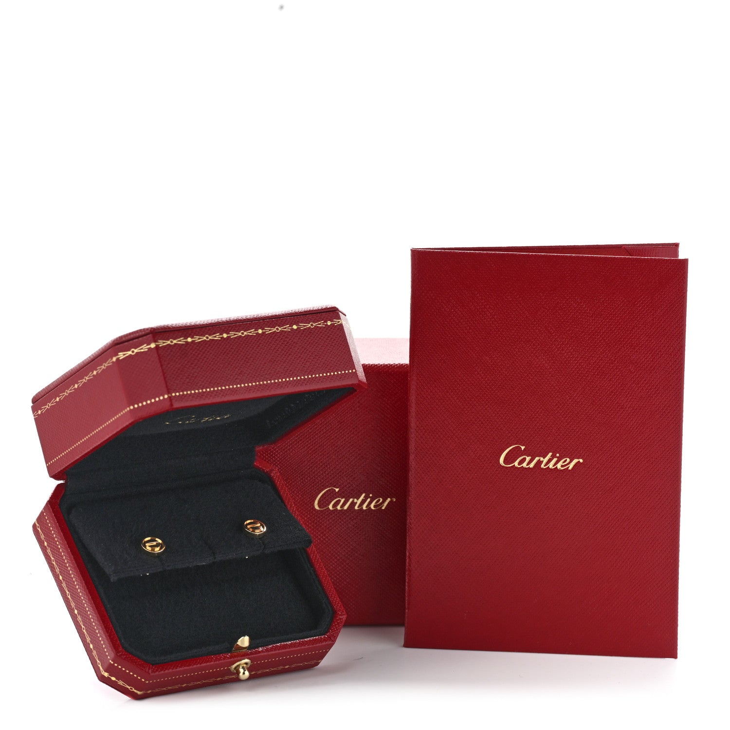 Cartier 18K Yellow Gold LOVE Earrings 5 of 5