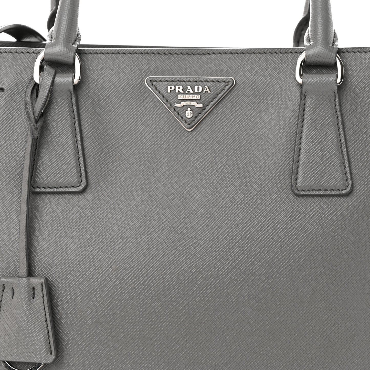 Saffiano Medium Galleria Double Zip Tote Marmo