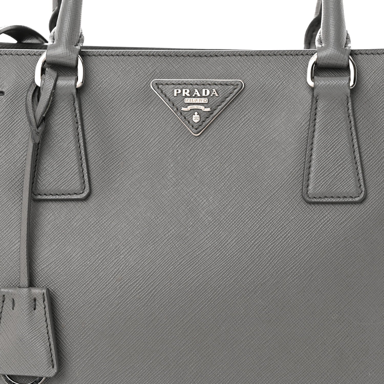 Prada Saffiano Medium Galleria Double Zip Tote Marmo 9 of 17