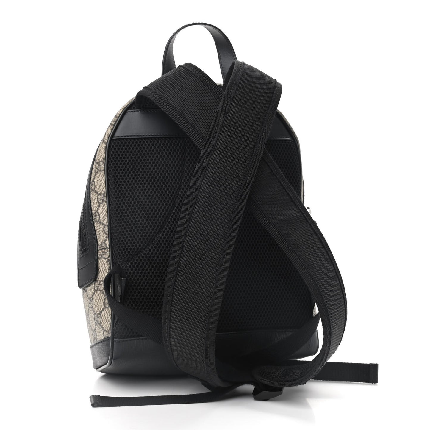 GG Supreme Monogram Small Eden Day Backpack Black
