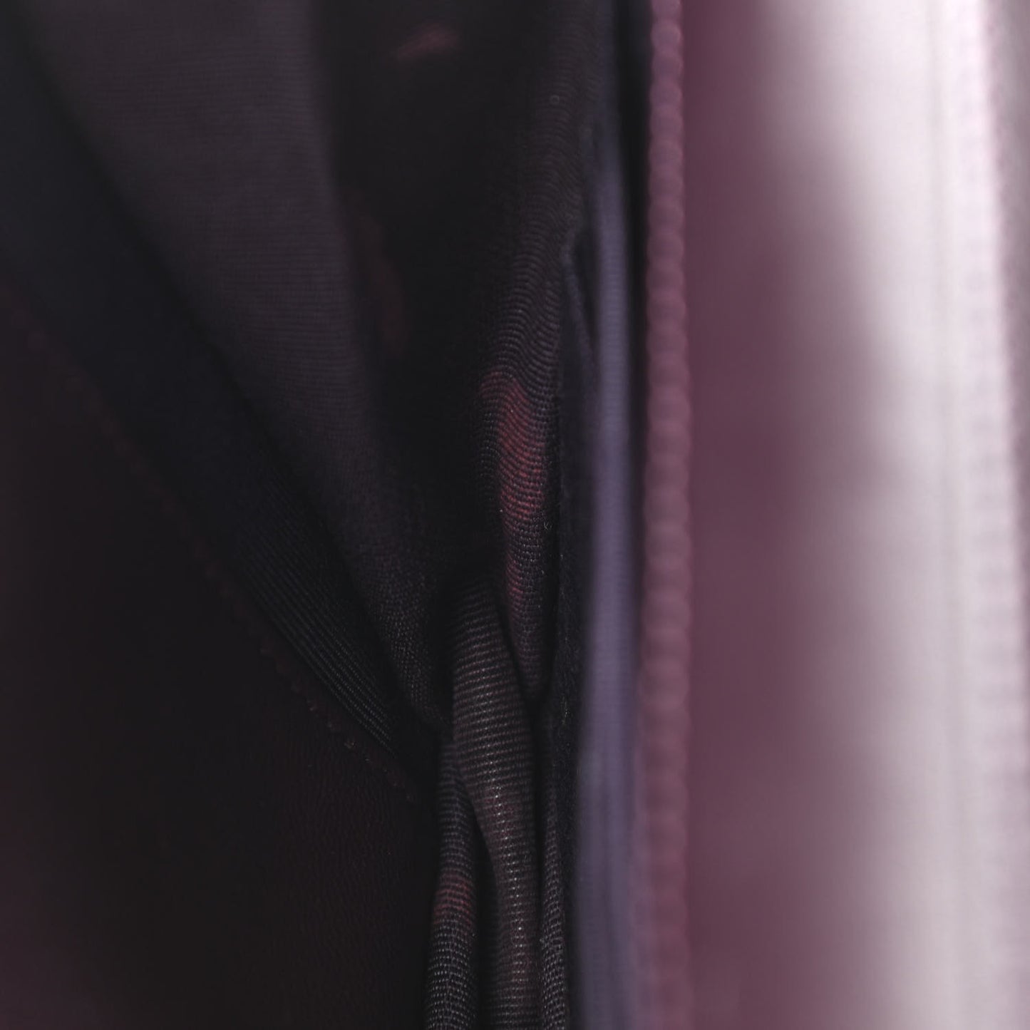 Lambskin Quilted Wallet On Chain WOC Burgundy