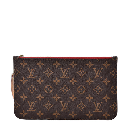 Louis Vuitton Monogram Neverfull MM GM Pochette Cherry 1 of 8