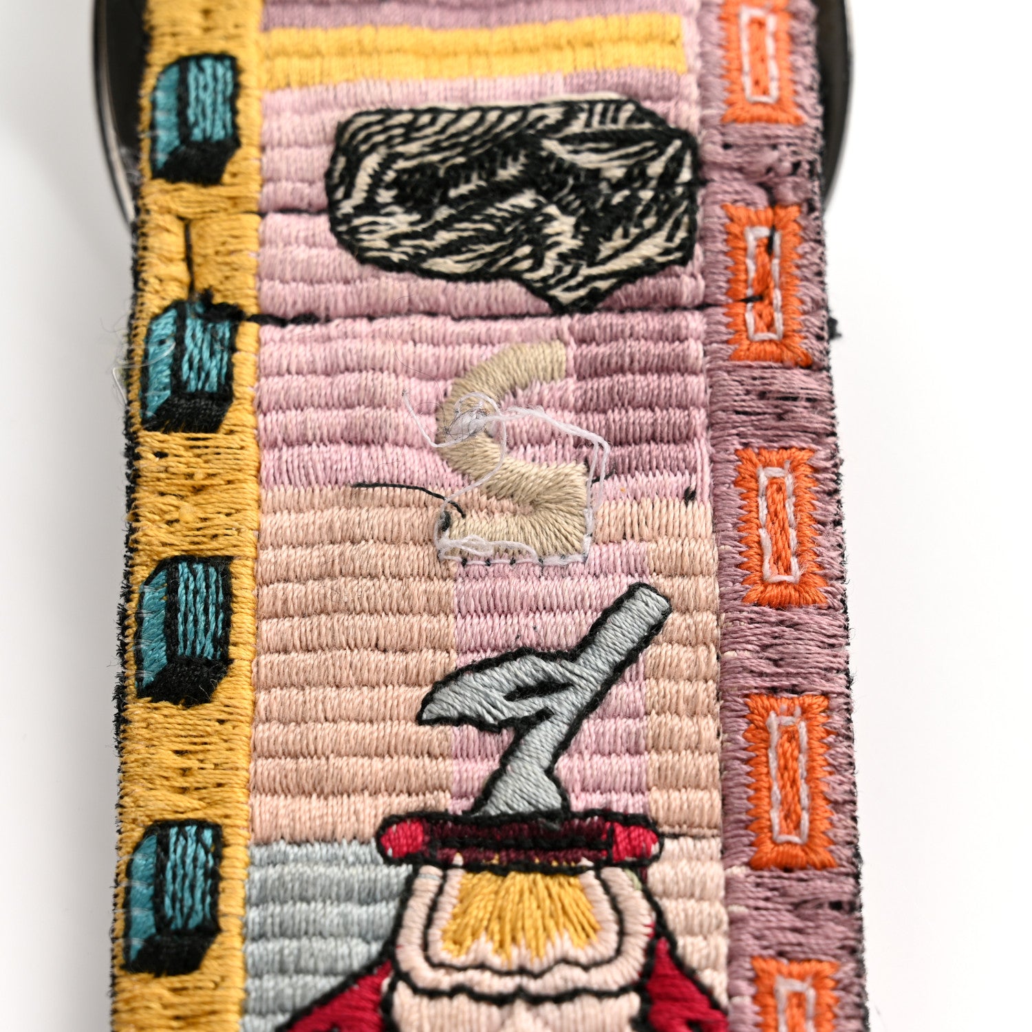 Valentino Garavani Canvas Counting Rockstud Guitar Strap Multicolor 3 of 6