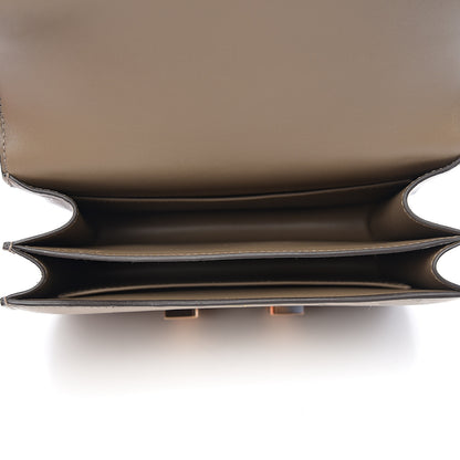 Hermes Ostrich Constance 18 Gris Asphalte 4 of 10