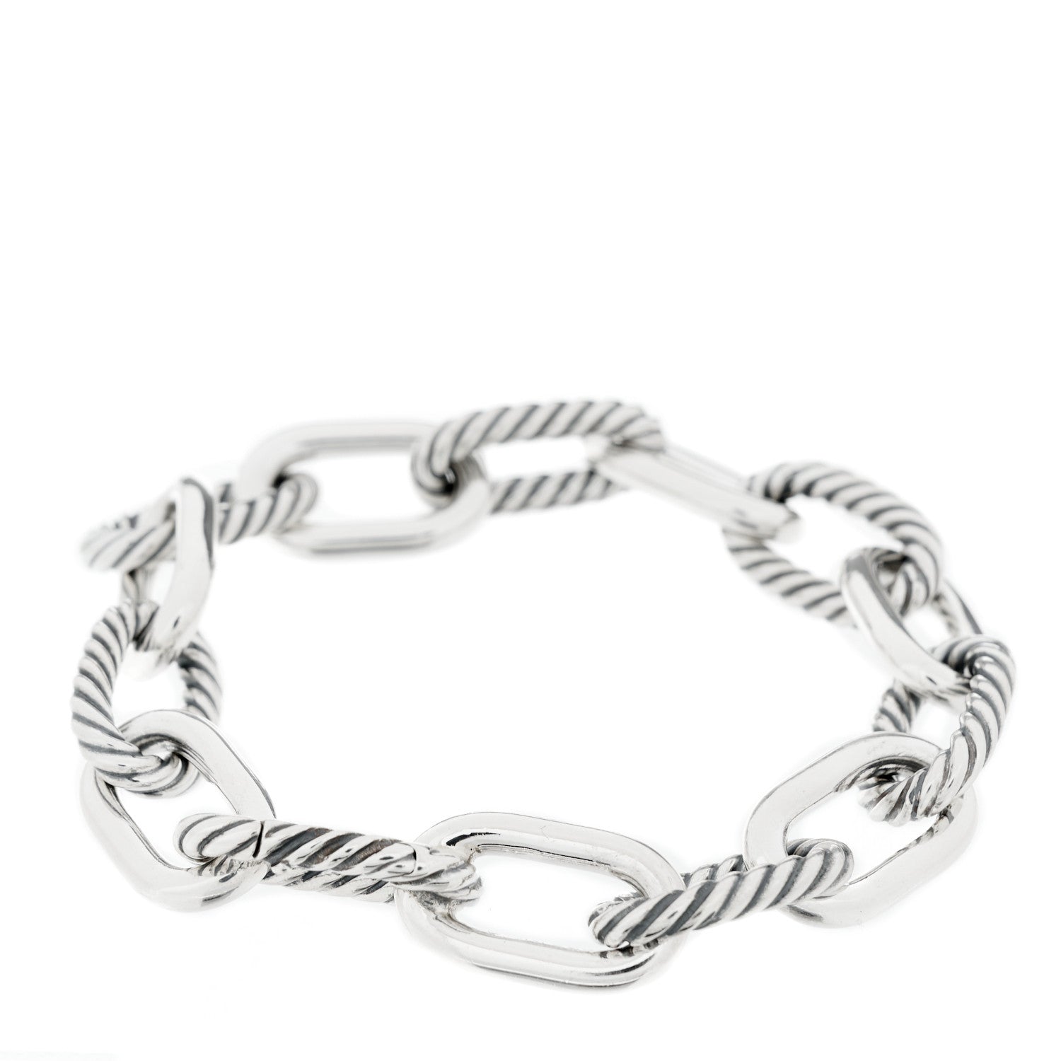 David Yurman Sterling Silver 11mm Madison Chain Bracelet 2 of 4