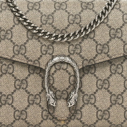 Gucci GG Supreme Monogram Mini Dionysus Chain Wallet Beige Taupe 8 of 10